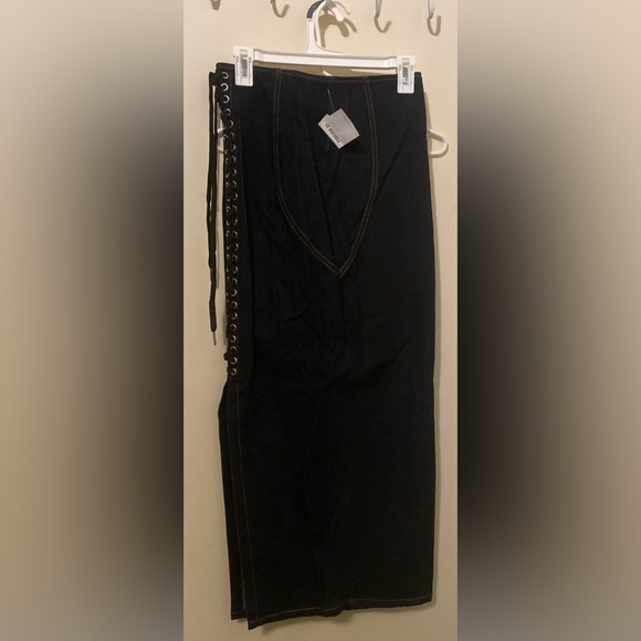 Denim Maxi Skirt - Picture 2 of 4